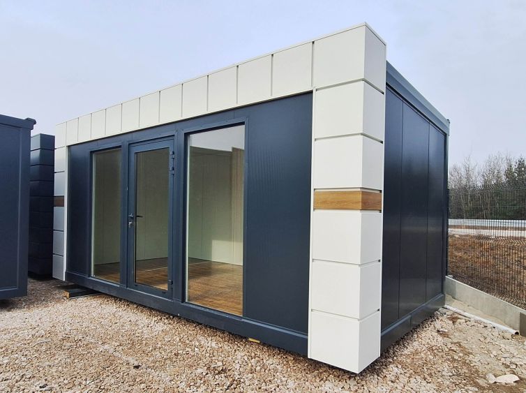 Pawilon 6m x 3m z płyty warstwowej PIR