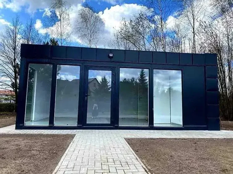 Pawilon biurowy usługowy salon fryzjerki mobilny