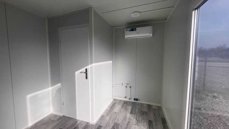 Pawilon pomieszczenie WC klimatyzacja kontener